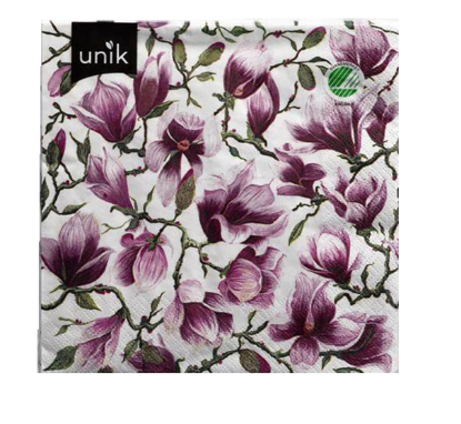 Unik Lunsjservietter Blomster 20stk