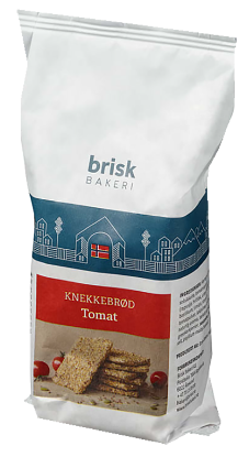 Brisk Bakeri Knekkebrød Tomat 150g