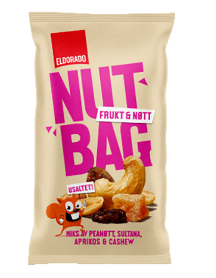 Nutbag Frukt&Nøtt 50g Eldorado