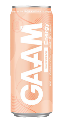 Gaam Energy White Peach 330ml