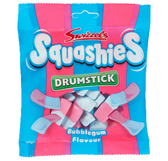 Squashies Drumstick Bubblegum 140g