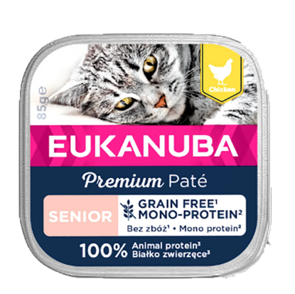 Euk Cat Senior Chicken 85g