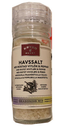 Havsalt m/Hvitløk Og Pepper 95g