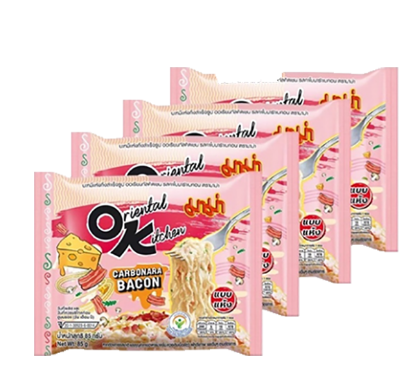 Mama OK! Carbonara Bacon 4x85g