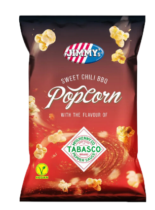 Popcorn Tabasco Sweet Chili BBQ 90g