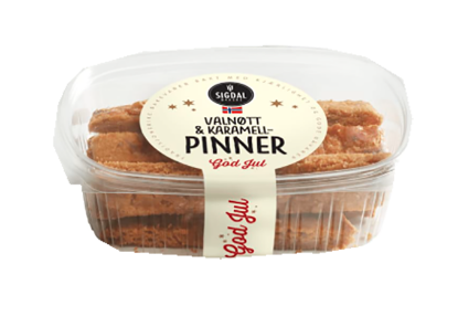 Karamell & Valnøttpinner 160g