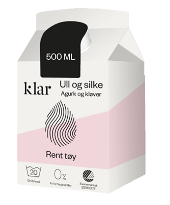 Klar Tøyvask Ull & Silke 500ml