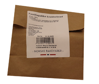 Familiepakke Knekkebrød 540g