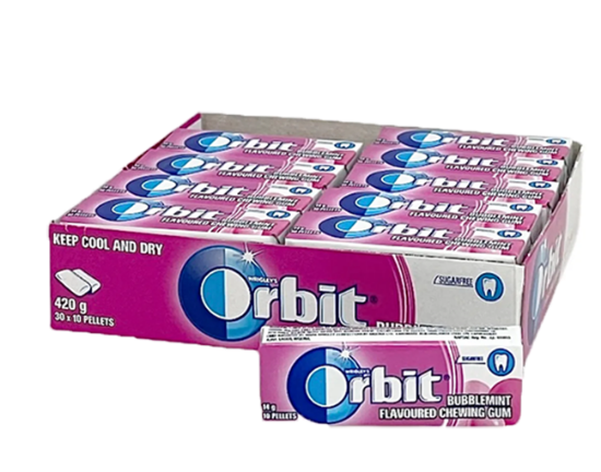 Orbit Bubblemint 14g 30pk