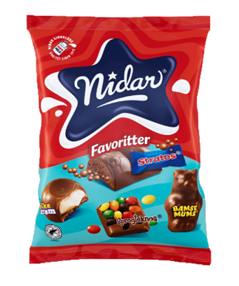 Nidar Favoritter Stratos 200g