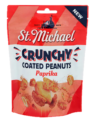 Crunchy Coated Peanuts Paprika 100g