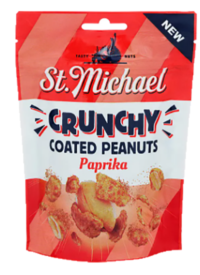 Crunchy Coated Peanuts Paprika 100g