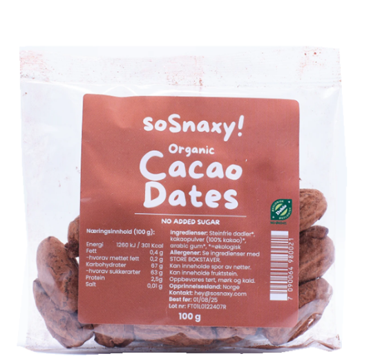 Cacao Dates 100g