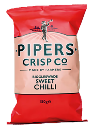 Pipers Sweet Chilli Crisps 150g