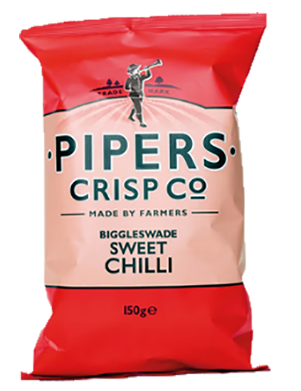 Pipers Sweet Chilli Crisps 150g