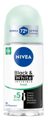 Nivea Deo B&W Fresh Roll-On 50ml