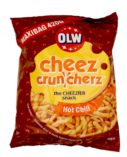Cheez Cruncherz Hot Chili 420g