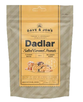 Dadlar Salted Caramel Peanuts 125g
