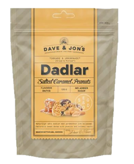 Dadlar Salted Caramel Peanuts 125g