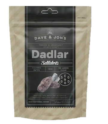 Dadlar Saltlakris 125g