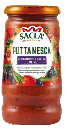 Pastasaus Puttanesca 350g