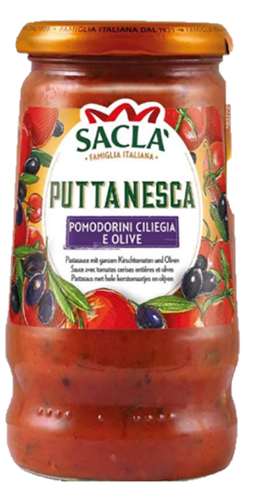 Pastasaus Puttanesca 350g