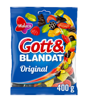 Malaco Godt & Blandet 400g
