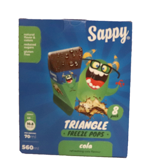 Sappy Ice Pops Cola 8x70ml