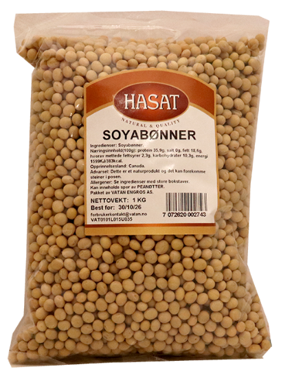 Soyabønner 1kg