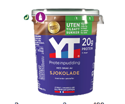 Yt Proteinpudding Sjokolade 190g