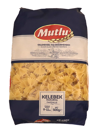 Mutlu Pasta Farfalle 500g