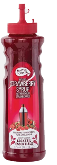 Strawberry Syrup Cocktail Essentials 375ml