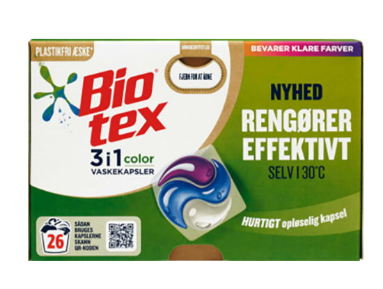 Biotex Vaskekapsler Color 26stk
