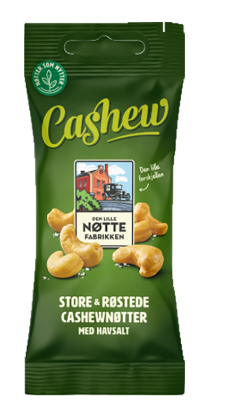Cashewnøtter Store & Røstede 50g