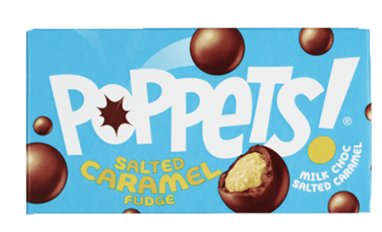 Poppets Salted Caramel Fudge 40g