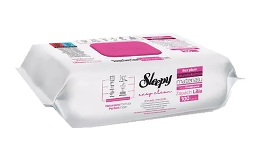 Sleepy Vaskeklut Rosa 100stk