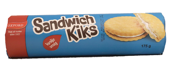 Sandwich Kjeks Vanilje 175g
