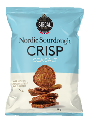 Nordic Sourdough Crisp Seasalt 130g