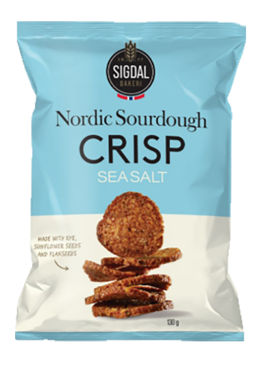 Nordic Sourdough Crisp Seasalt 130g