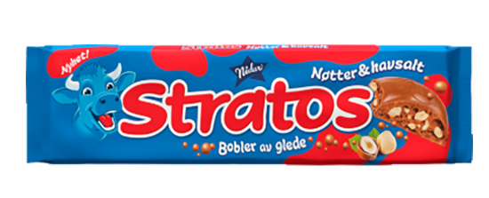 Stratos Nøtter&Havsalt 155g