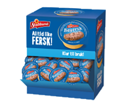 Bayersk Postei Porsjon Eske 70x22g