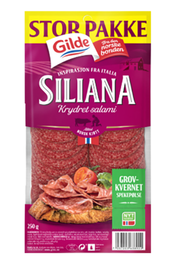 Siliana Krydret Salami 250g
