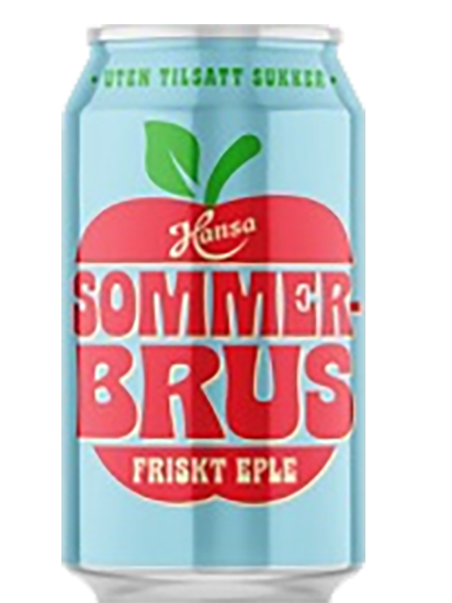 Hansa Sommerbrus Friskt Eple 0,33l