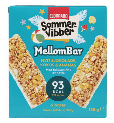 Mellombar Hvit Sjokolade & Kokos