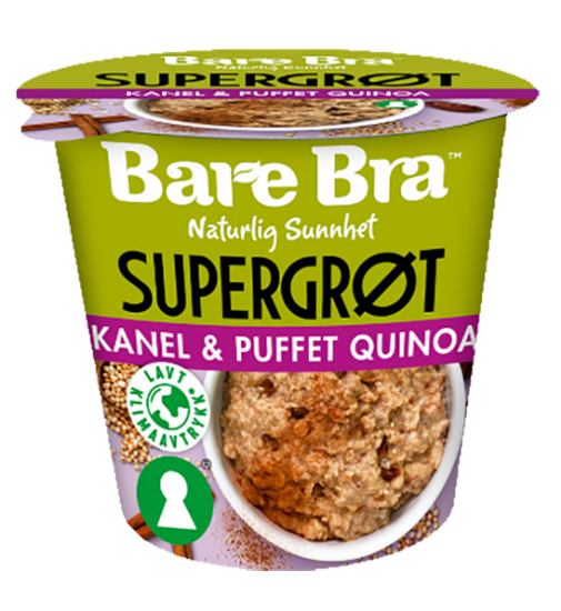 Bare Bra Grøt Kanel & Quinoa 54g