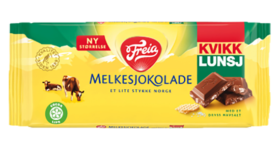 Melkesjokolade Kvikk Lunsj 100g