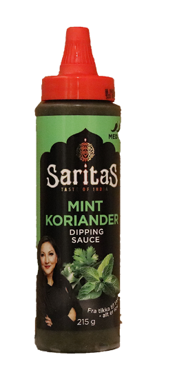 Mint Koriander Dipping Sauce Saritas 215g