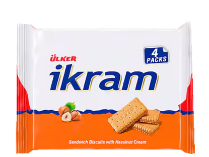Ülker Ikram Kjeks m/ Hasselnøttfyll 336g