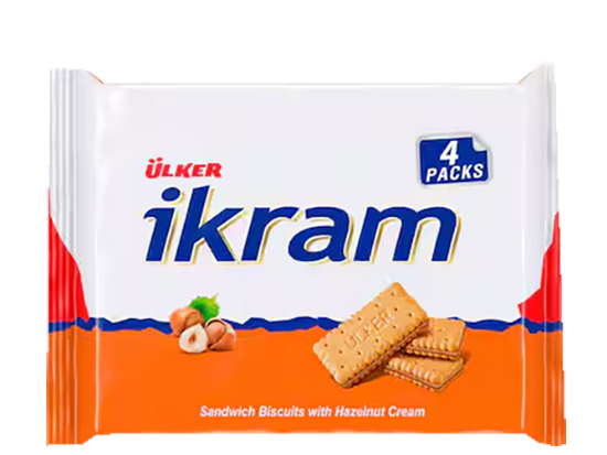 Ülker Ikram Kjeks m/ Hasselnøttfyll 336g
