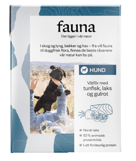 Fauna Hund Våtfor Tunfisk & Laks 375g